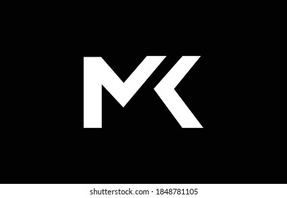 Initial Based Mkkm Logo Template Unique Stock Vector (Royalty Free ...