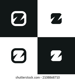 Erstmaliges, modernes und minimales Z-Logo. Z-Buchstaben kreative Schriftarten Monogramm Symbol. Universelles, elegantes und luxuriöses Alphabet, Vektordesign