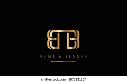 Letter Bb Logo Template Vector Stock Vector (Royalty Free) 1587714223