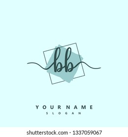 Initial BB handwriting logo