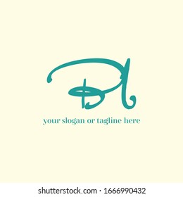 Initial BB handwriting logo vector