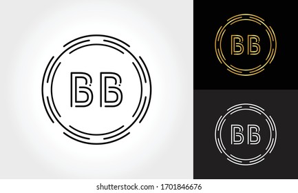 Initial BB Letter Logo With Creative Modern Business Typography Vector Template. Creative Abstract Letter BB Logo Design