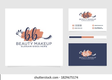 Initial BB logo from Feminine logo collection and business card templates. Premium Vector.
