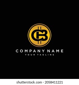 Plantilla de vectores de diseño de logotipo de letras BC o CB inicial. Ilustración de icono Monograma y Alfabeto creativo BC Letters.