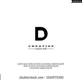 Initial BD, DB modern Logo icon design. Vector graphic design template element. Graphic Symbol for Corporate Business Identity.