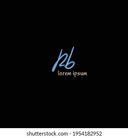 Initial beauty monogram and elegant logo design
