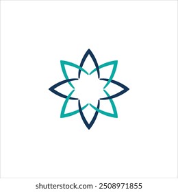 Initial beauty monogram or logo design