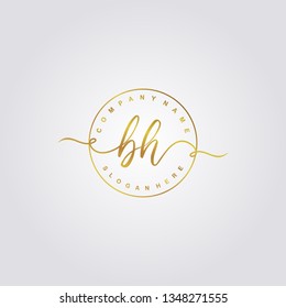 Initial BH handwriting logo