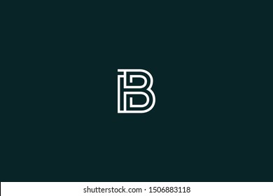 Initial BI IB Letter Logo Design Vector Template. Monogram and Creative Alphabet B I Letters icon Illustration.