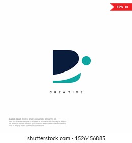 Initial BI, IB Logo icon monogram design. Vector graphic design template element.