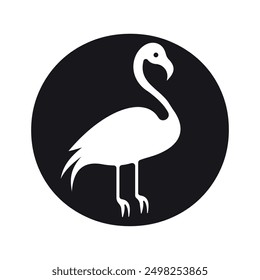 Initial bird Logo combine with letter O vector template