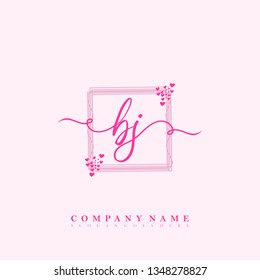 Initial BJ handwriting logo