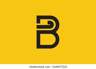 Initial BJ JB modern monogram and elegant logo design, Professional Letters Vector Icon Logo on luxury background.