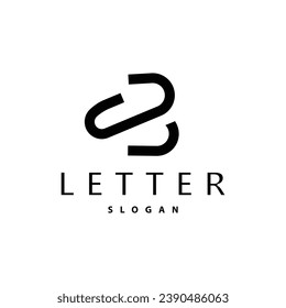 Logo de la carta BJ inicial, plantilla de vectores de logotipo JB minimalista moderno y de lujo