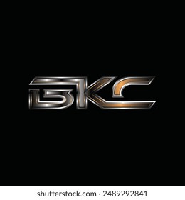 Initial BKC Chromatic Modern Technology Creative Business Simple Logo