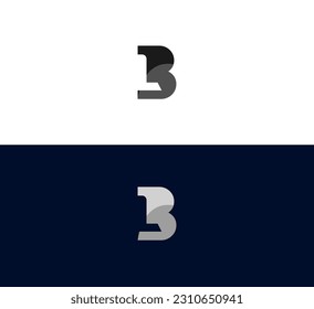 Initial BL, LB Letter logo vector template design. Simple Linked Letter BL, LB Logo design.