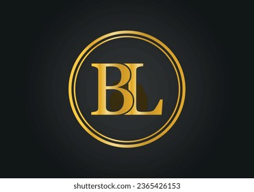 Initial BL modern monogram and elegant logo design, Professional Letters Vector Icon Logo.