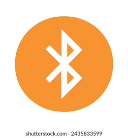 Initial Bluetooth Logo combine with letter O vector template