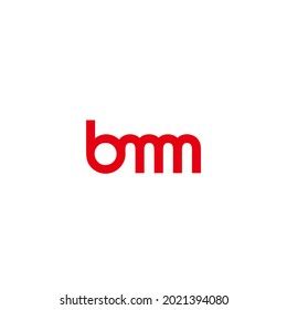 
Initial bmm Logo Design Vector