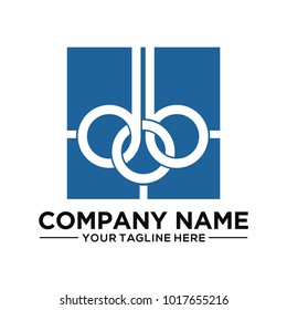 Initial box logo for business finance or other ompany