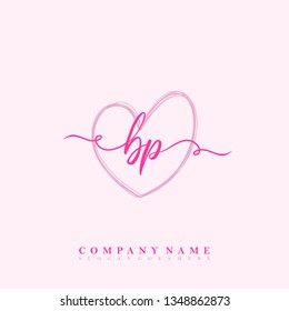 Initial BP handwriting logo