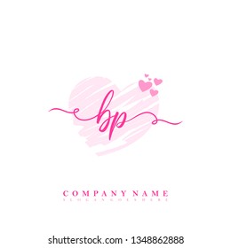 Initial BP handwriting logo