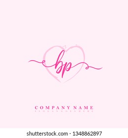 Initial BP handwriting logo