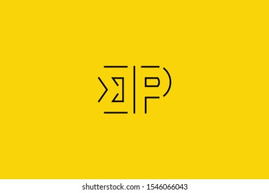 Initial BP PB Letter Logo Design Vector Template. Monogram and Creative Alphabet B P Letters icon Illustration.