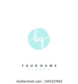 Initial BQ handwriting logo
