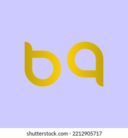 Initial BQ letter Logo Design Template Vector  illustration.