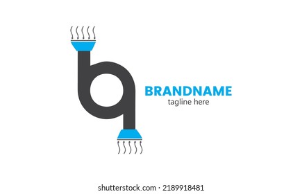 Initial BQ Logotype Template. BQ Monogram Business And Company Logo.