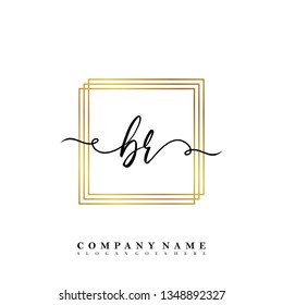 Initial BR handwriting logo