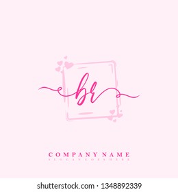 Initial BR handwriting logo