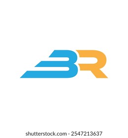 initial br letter logo design vector template, br logo design for business, initial rb letter icon vector, rb logo vector template, BR logo. BR set , B R design. B R letter