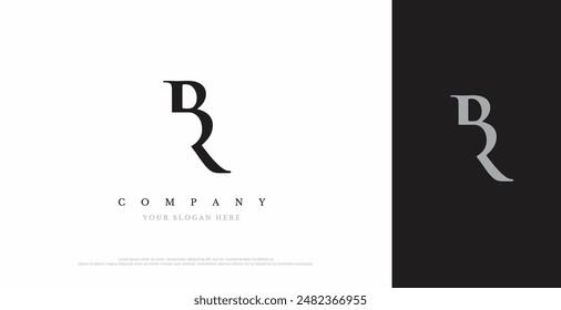 Initial BR Logo Design Vector 