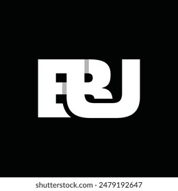 Inicial BU Moderno Monograma Negocio Icono Creativo Logo
