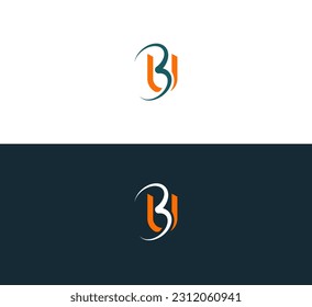 Initial BU, UB Letter Logo Vektorgrafik-Design. Linked Letter BU, UB Logo Design.