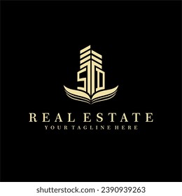 Diseño inicial del logotipo inmobiliario