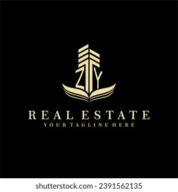 Diseño inicial del logotipo inmobiliario