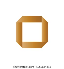 Initial business logo vector. Design gold o gradient on white background. Design print for company identity. Set 2