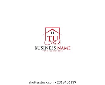 Initial Business TU ut Real Estate Logo Icon Vector Symbol