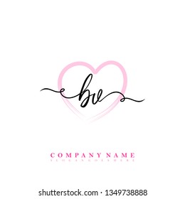 Initial BV handwriting logo