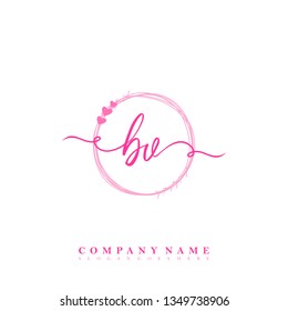 Initial BV handwriting logo
