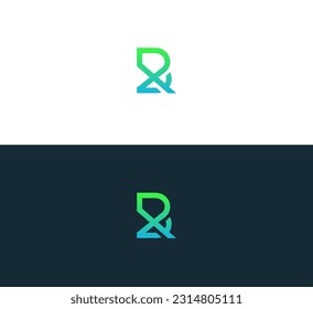 Initial BX, XB letter logo modern design