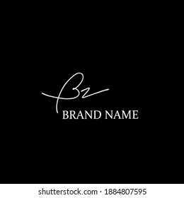 B H BH Erstmalige Handschrift oder handgeschriebenes Logo für die Identität