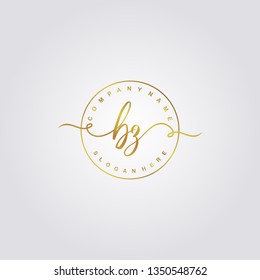 Initial BZ handwriting logo