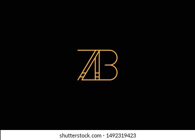 Initial BZ ZB Letter Logo Design Vector Template. Creative and Minimal Alphabet B Z Letters icon Illustration.