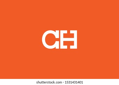 Initial C H Letter Logo Design Vector Template. Monogram and Creative Alphabet CH HC Letters icon Illustration.