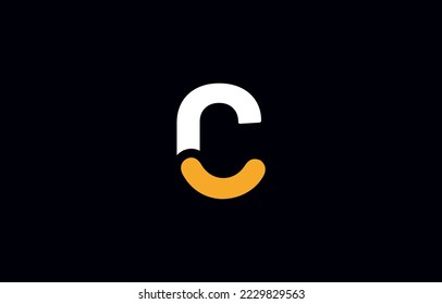 Initial C Letter Logo Design Vector Template. Monogram and Creative Alphabet Letters icon Illustration