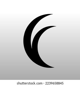  Initial C Letter logo.letter icon alphabet design.
creative font icon symbol logo design 